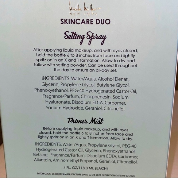 2/$20 Makeup Setting Spray & Primer Mist - Picture 2 of 3